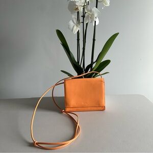 baggu compact purse in orange sherbet • fair • see photos